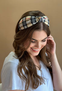 Fall Plaid Headband