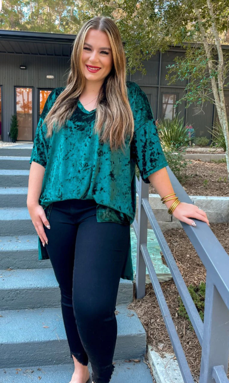 Emerald Tunic Top