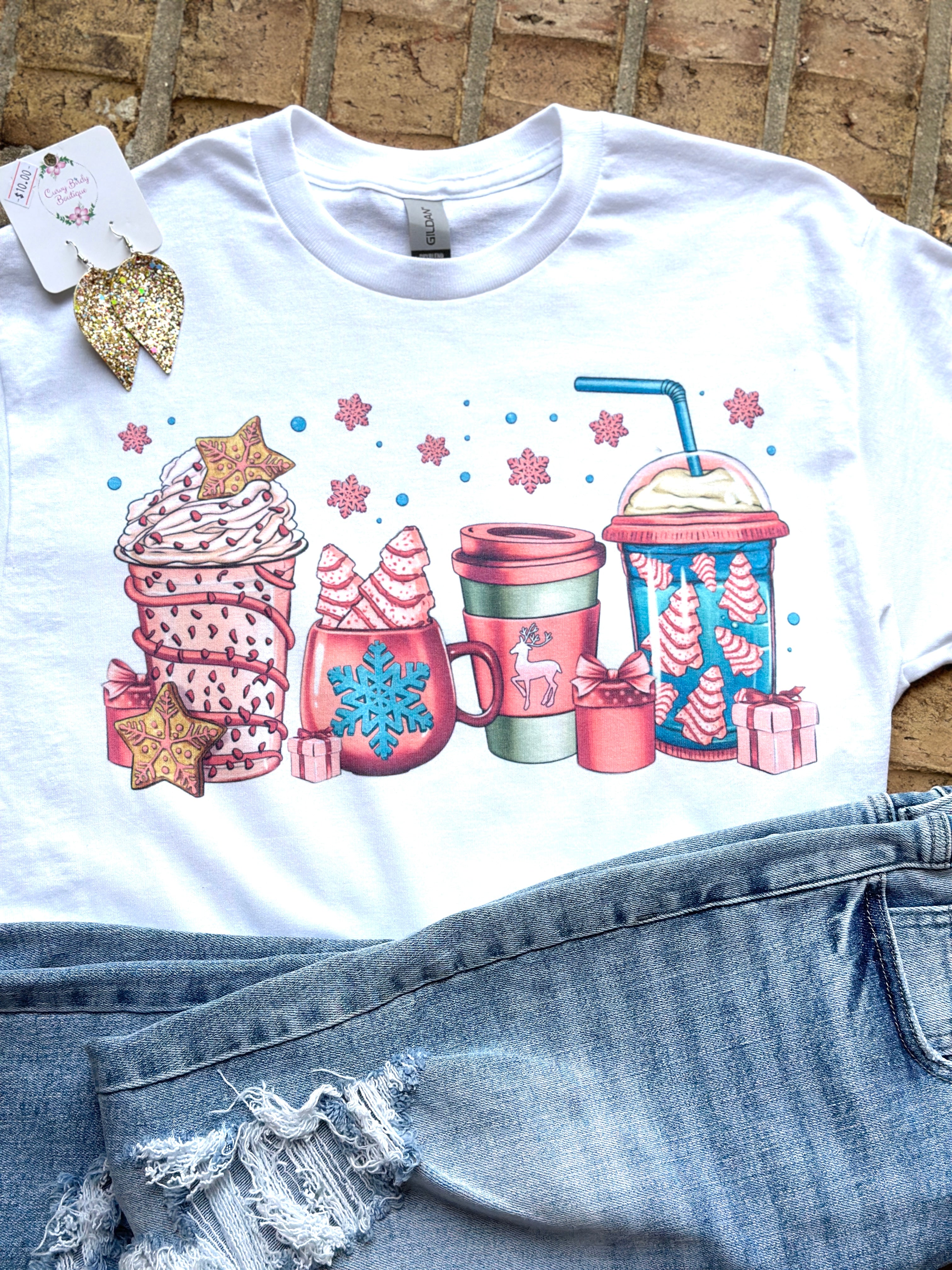 Christmas Drinks Tee