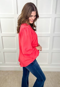 Mary Ann Top in Coral