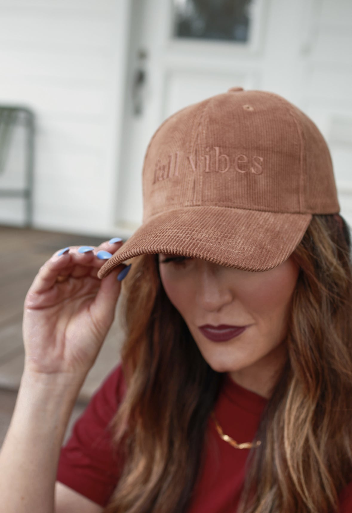 Fall Vibes Corduroy Hat