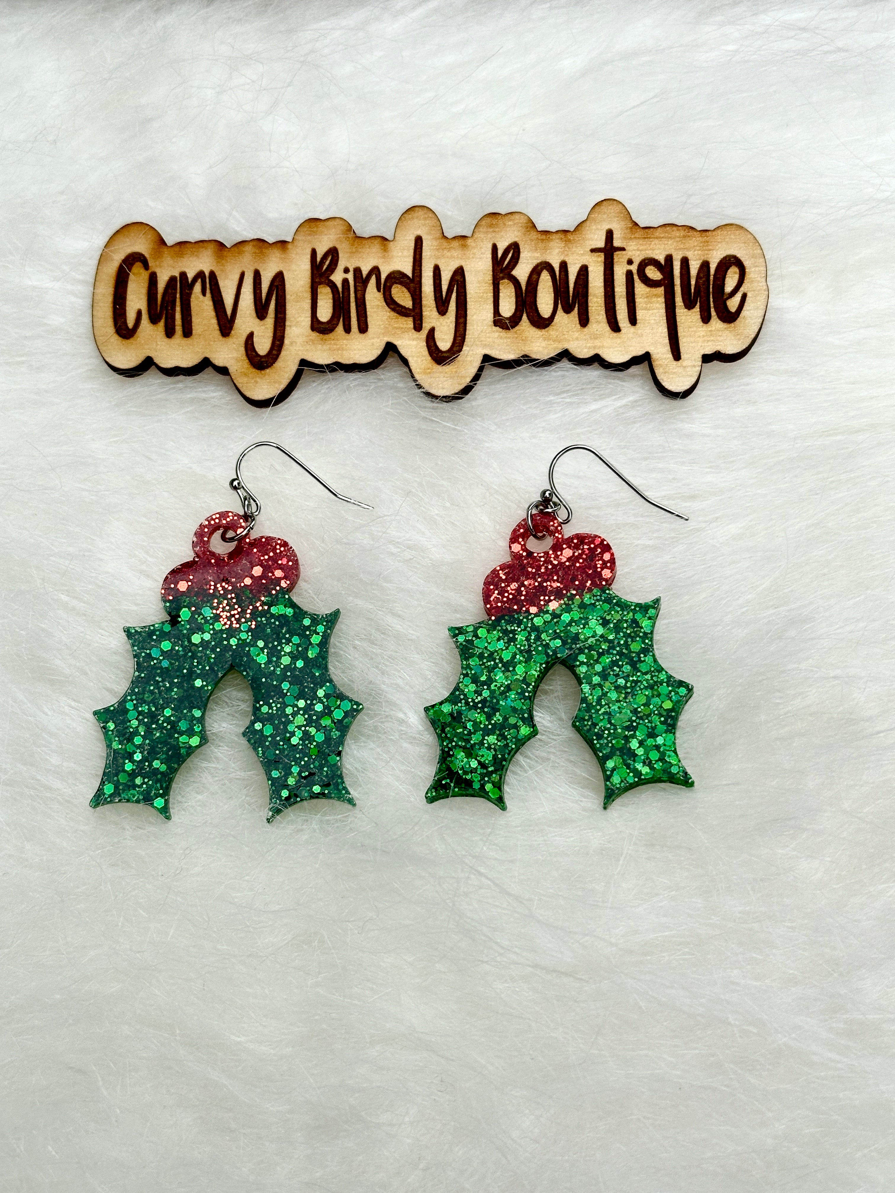 Holly Earrings - Hypoallergenic