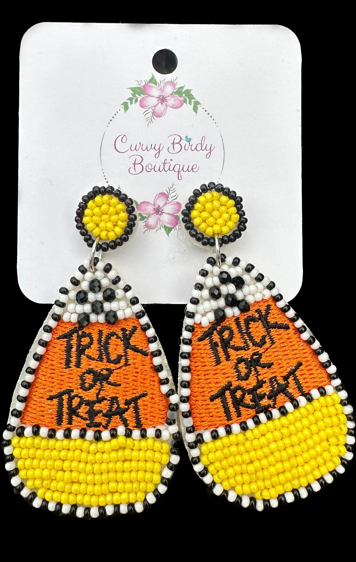 Trick or Treat Teardrop Earrings