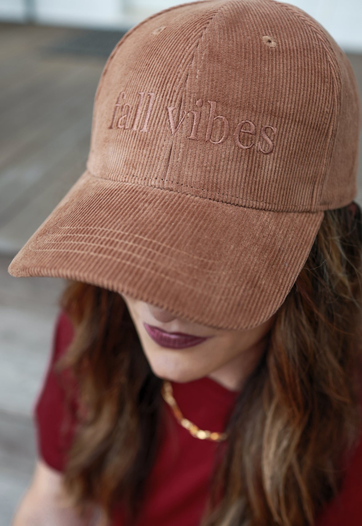 Fall Vibes Corduroy Hat