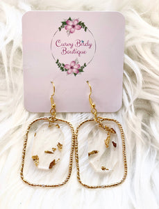 Golden Fleck Earrings