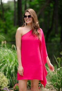 Date Night Dress in Magenta