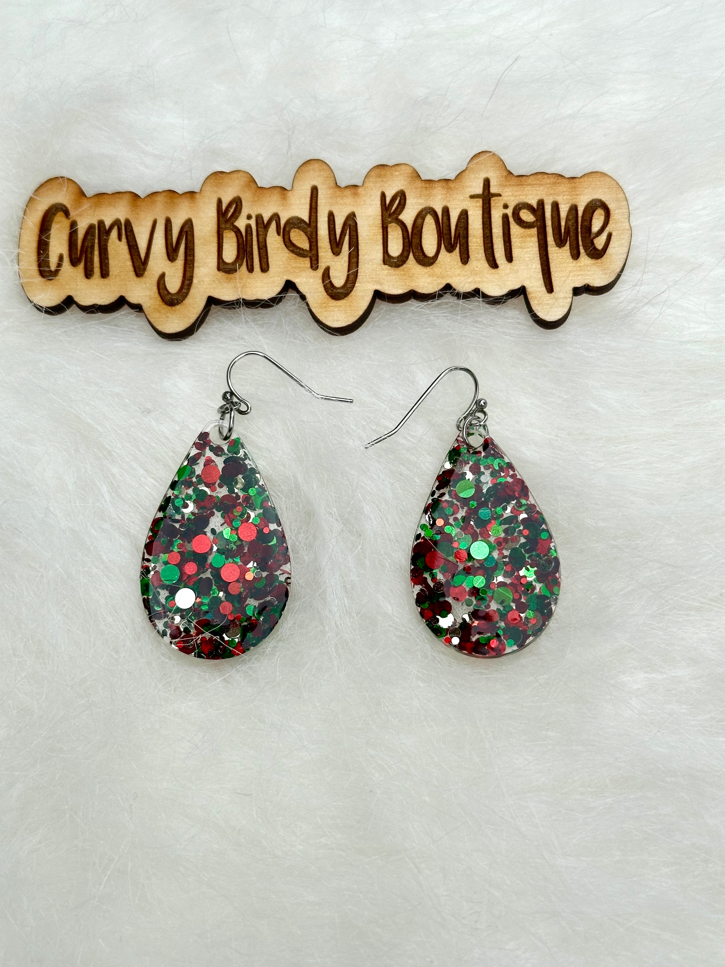 Festive Christmas Earrings - Hypoallergenic