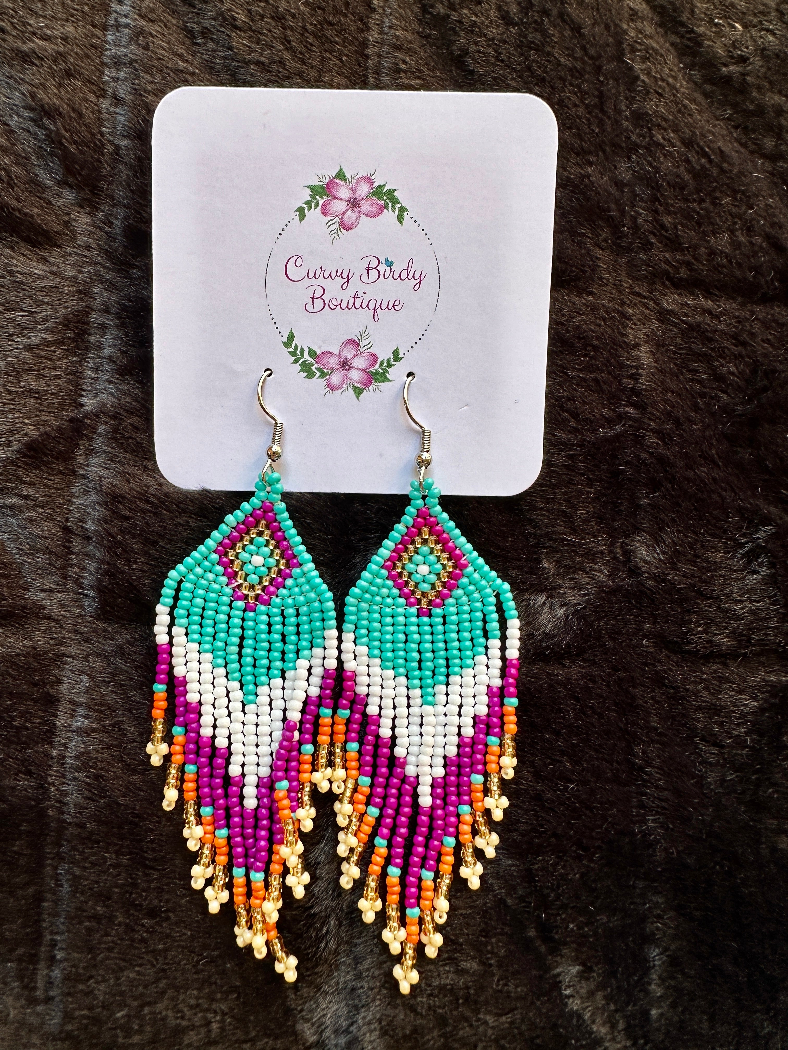 Bohemian Beaded Earrings