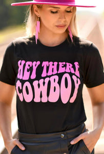 Hey There Cowboy Tee - 3X