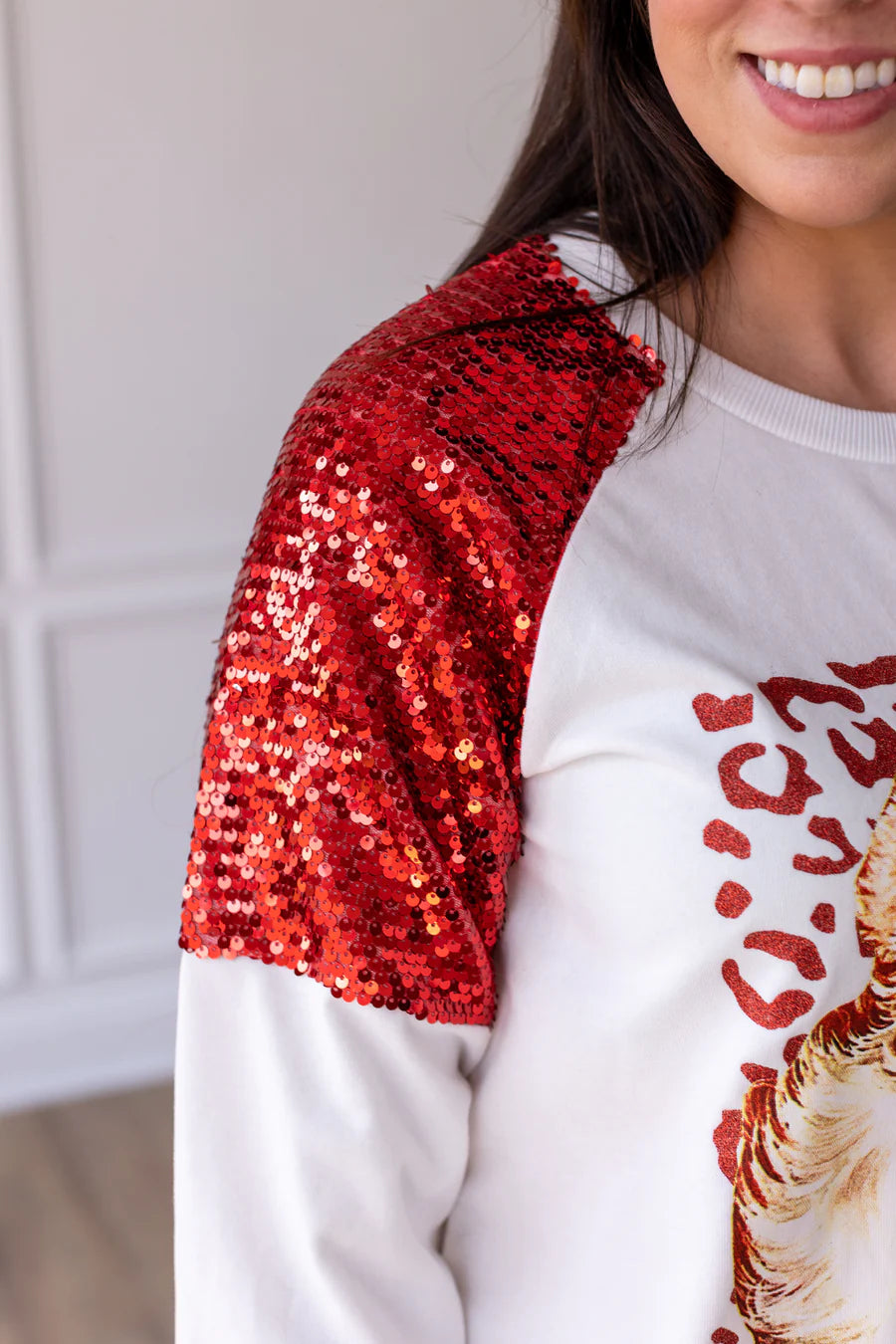 Santa Baby Sequin Sweatshirt