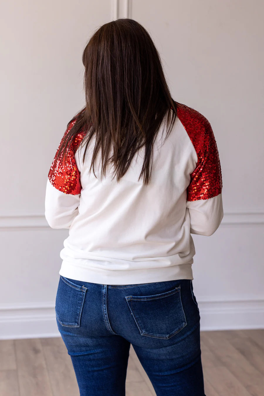 Santa Baby Sequin Sweatshirt