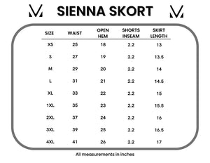 Sienna Skort - Red - FINAL SALE