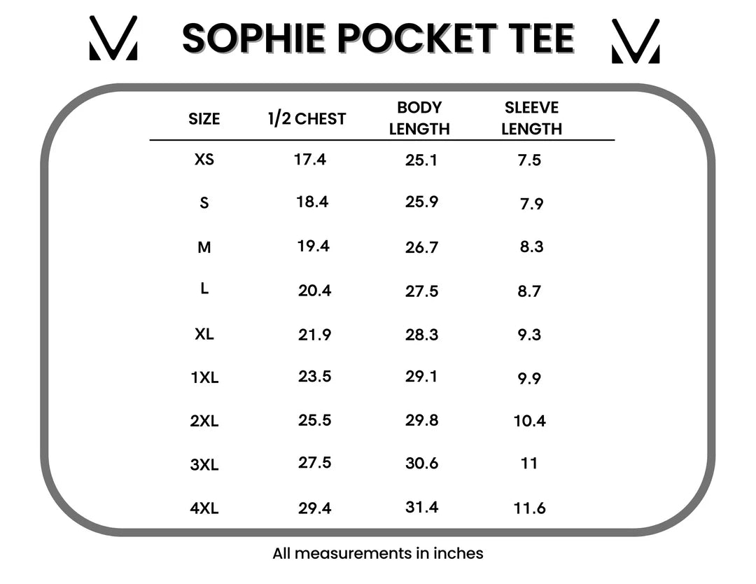 Sophie Pocket Tee in Pink