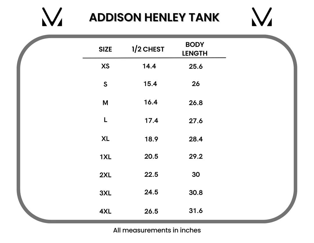 Addison Henley Tank - Blue