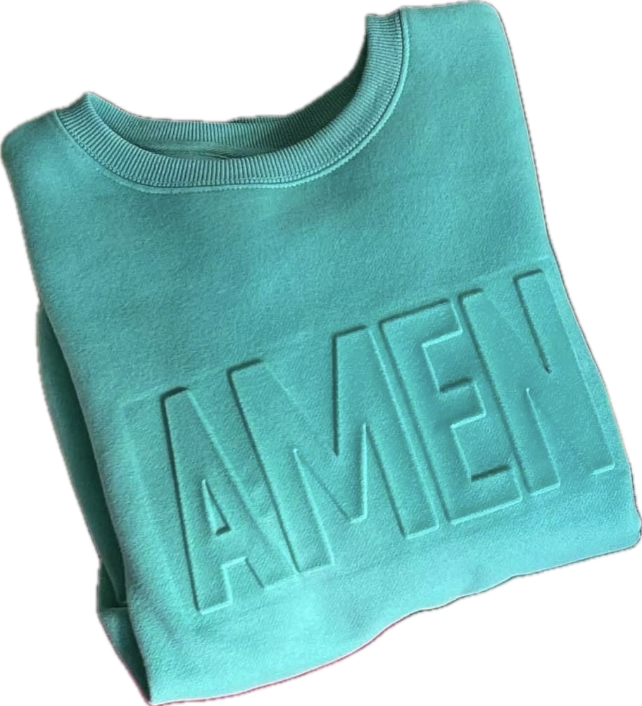 Amen Embossed Sweatshirt