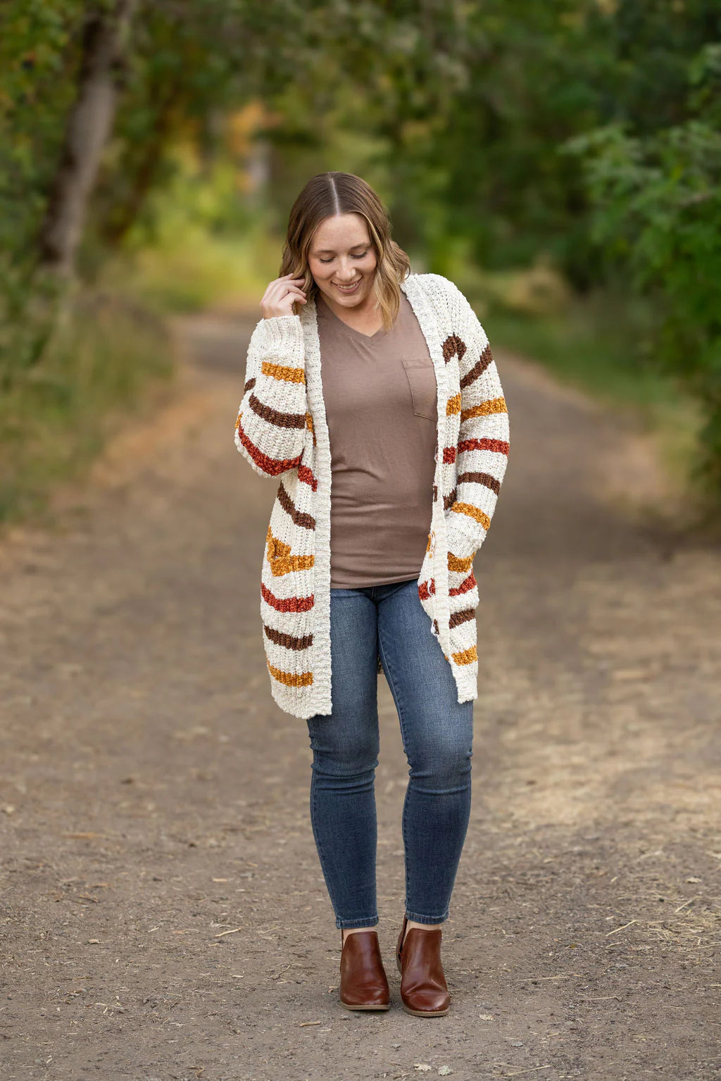 Monica Stripe Cardigan