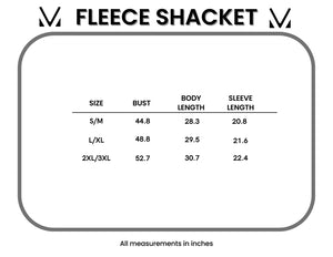 Fleece Shacket in Burgundy
