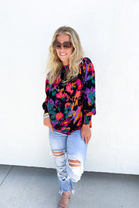 Maggie Floral Burst Top