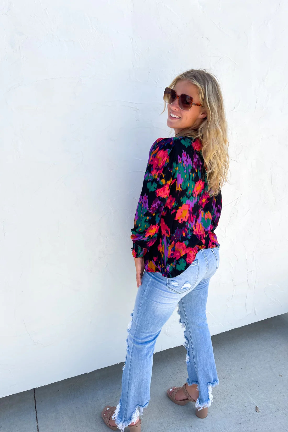 Maggie Floral Burst Top