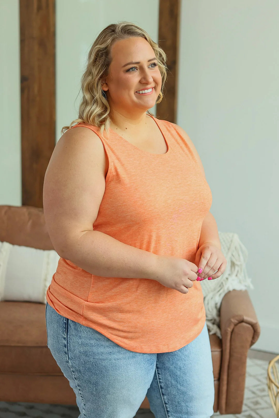 Tiffany Tank in Orange