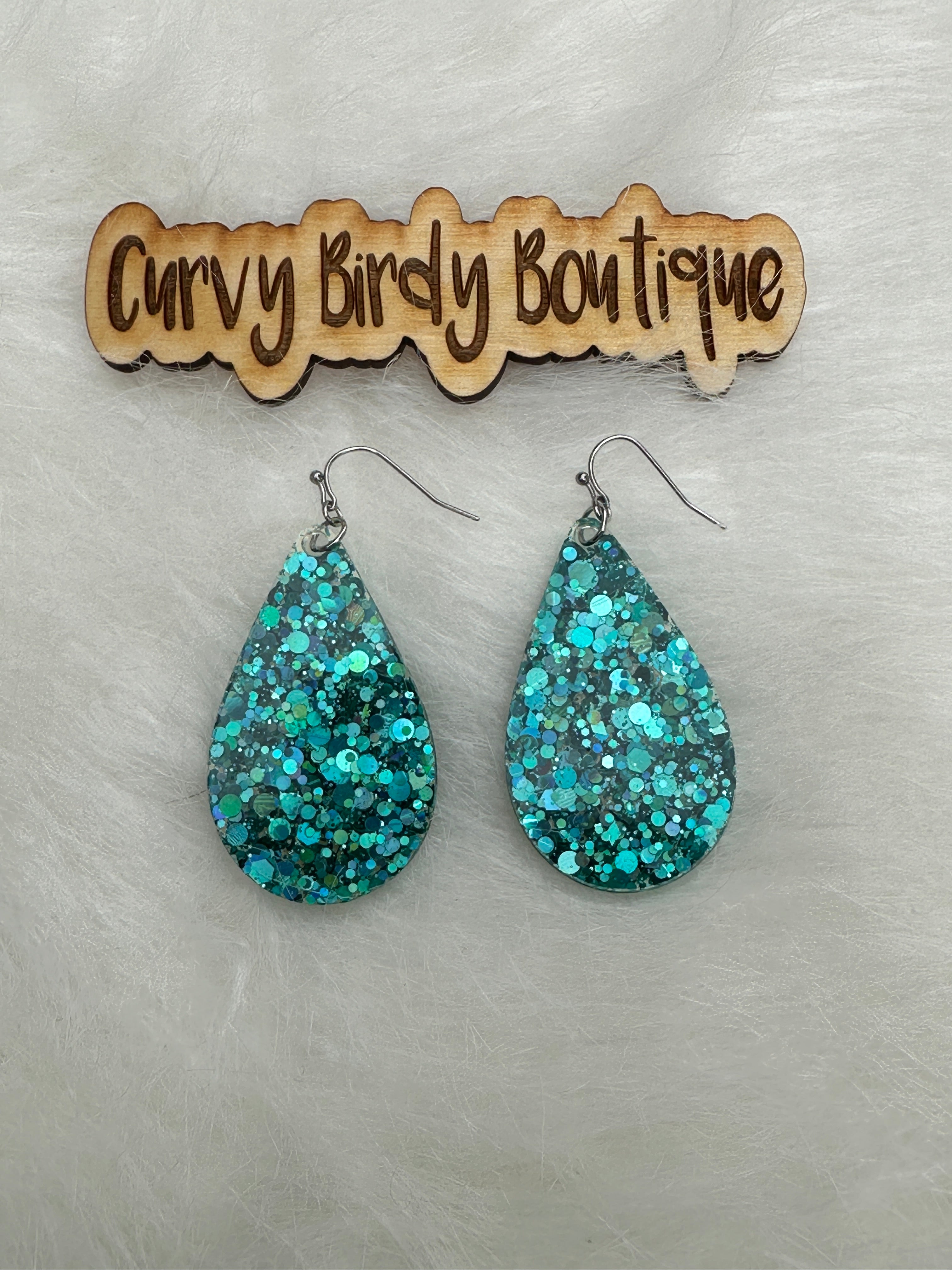 Sparkler Earrings in Turquoise