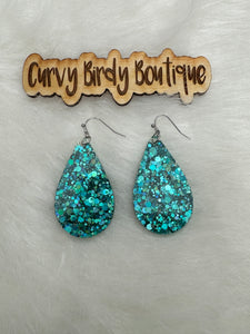 Sparkler Earrings in Turquoise - Hypoallergenic