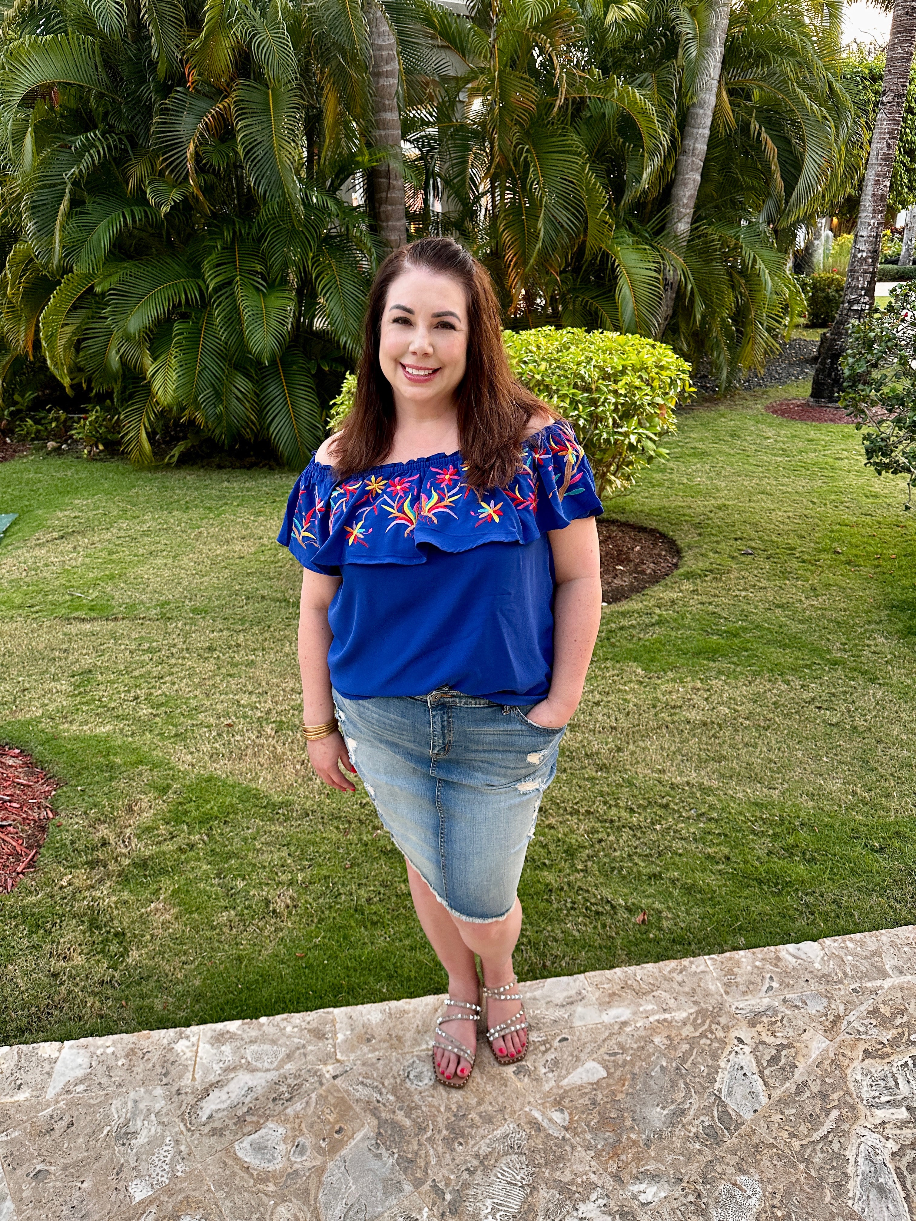 Leilani Embroidered Top