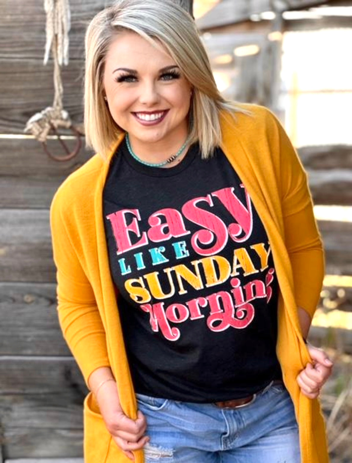 Easy Like Sunday Morning Tee -  XL