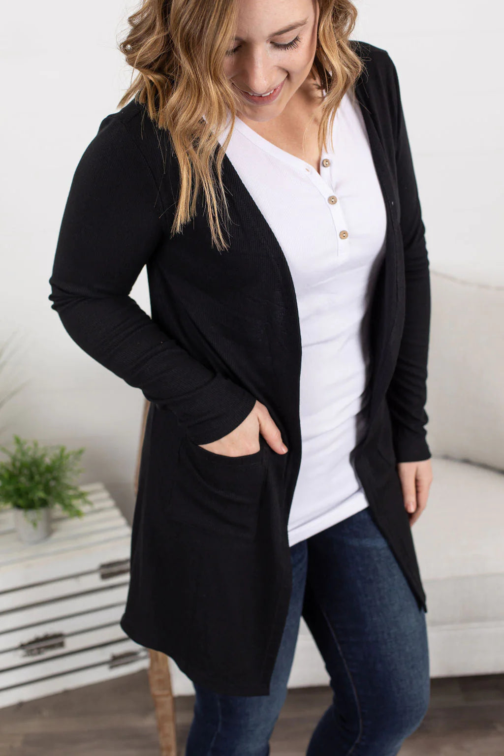 Rachel Cardigan in Black