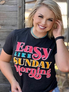 Easy Like Sunday Morning Tee -  XL