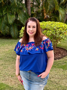 Leilani Embroidered Top