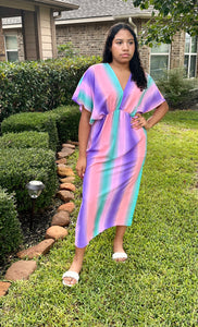 Colorful Stripe Dress