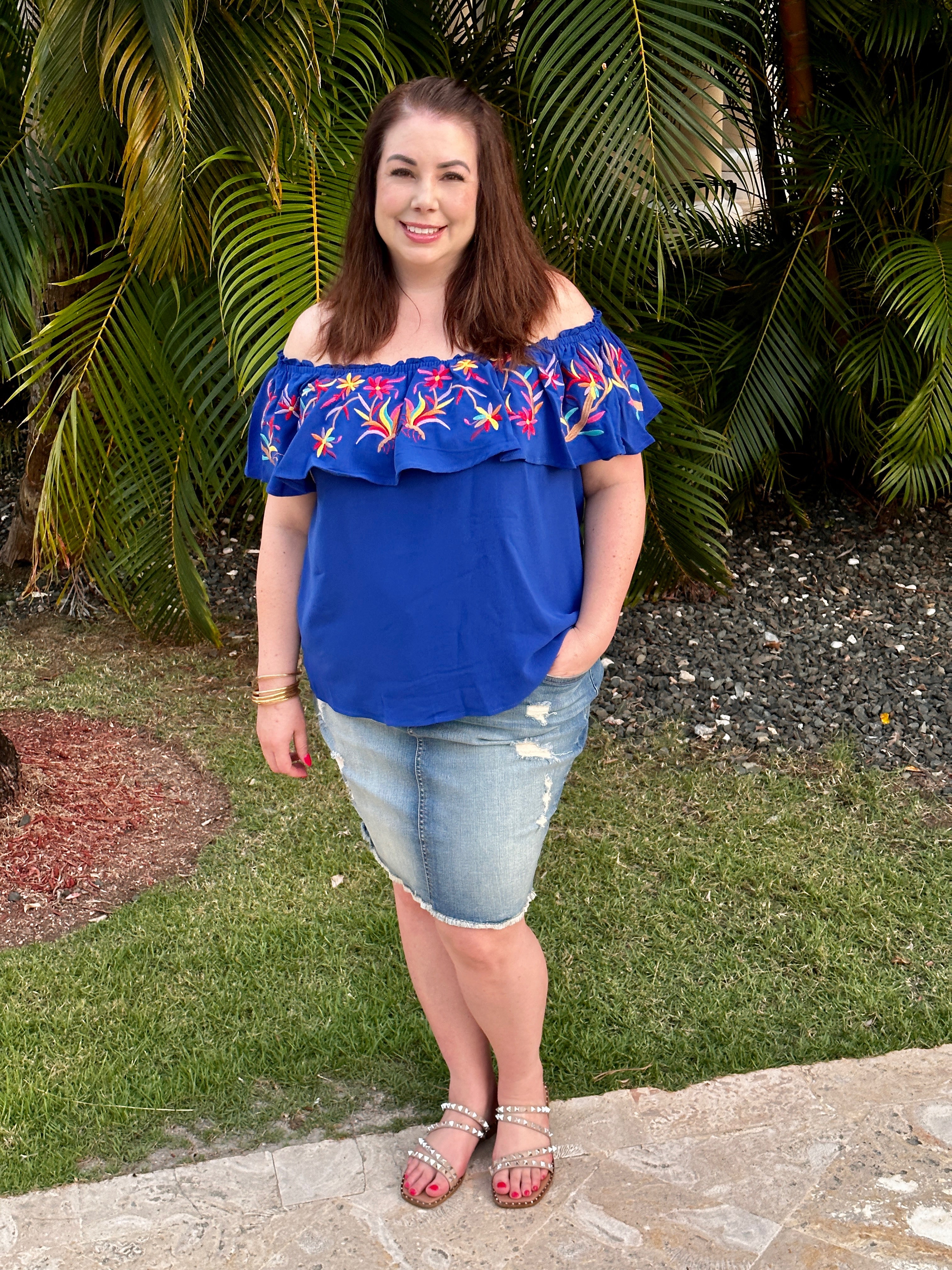 Leilani Embroidered Top