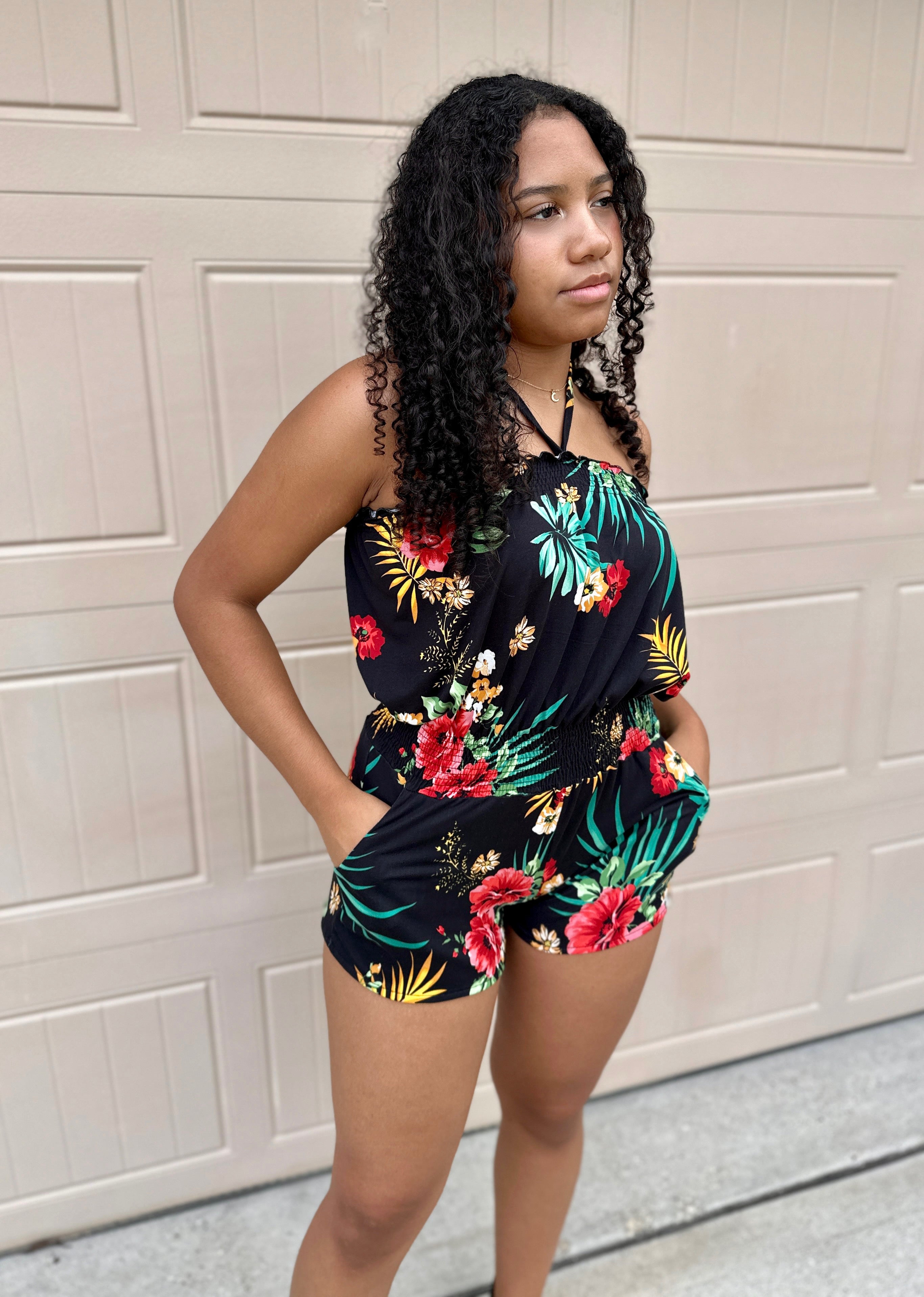 Sabrina Floral Romper