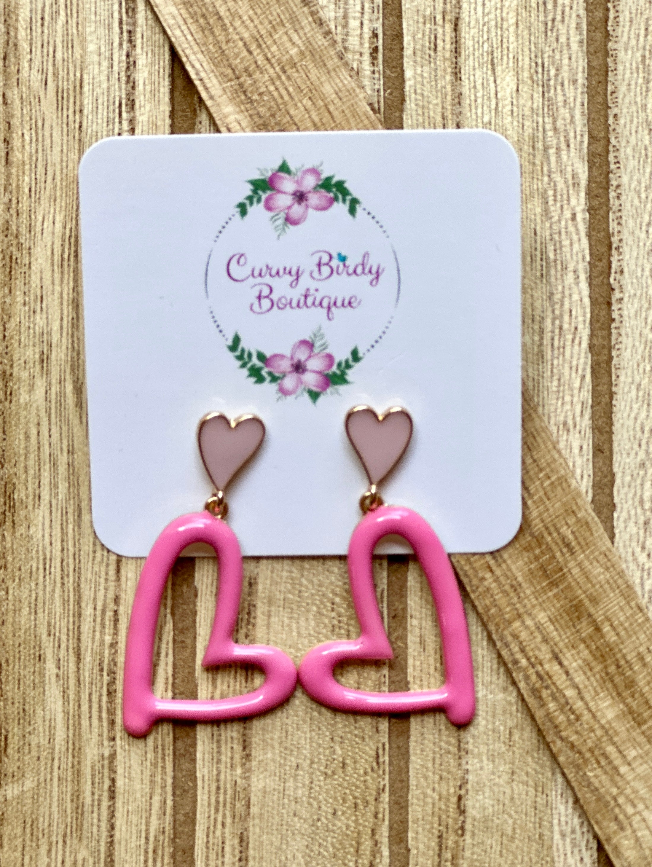 Pink Love in the Air Earrings