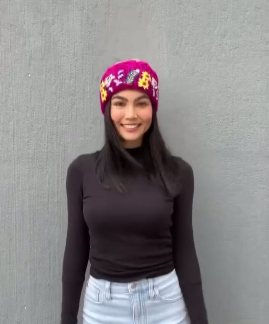 Kimberly Pom Beanie