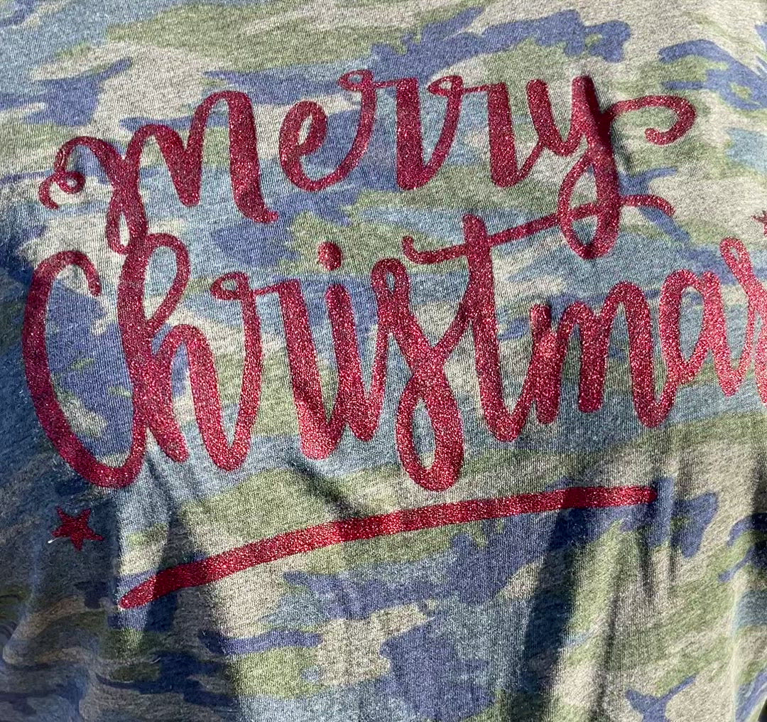 Camo Christmas Tee