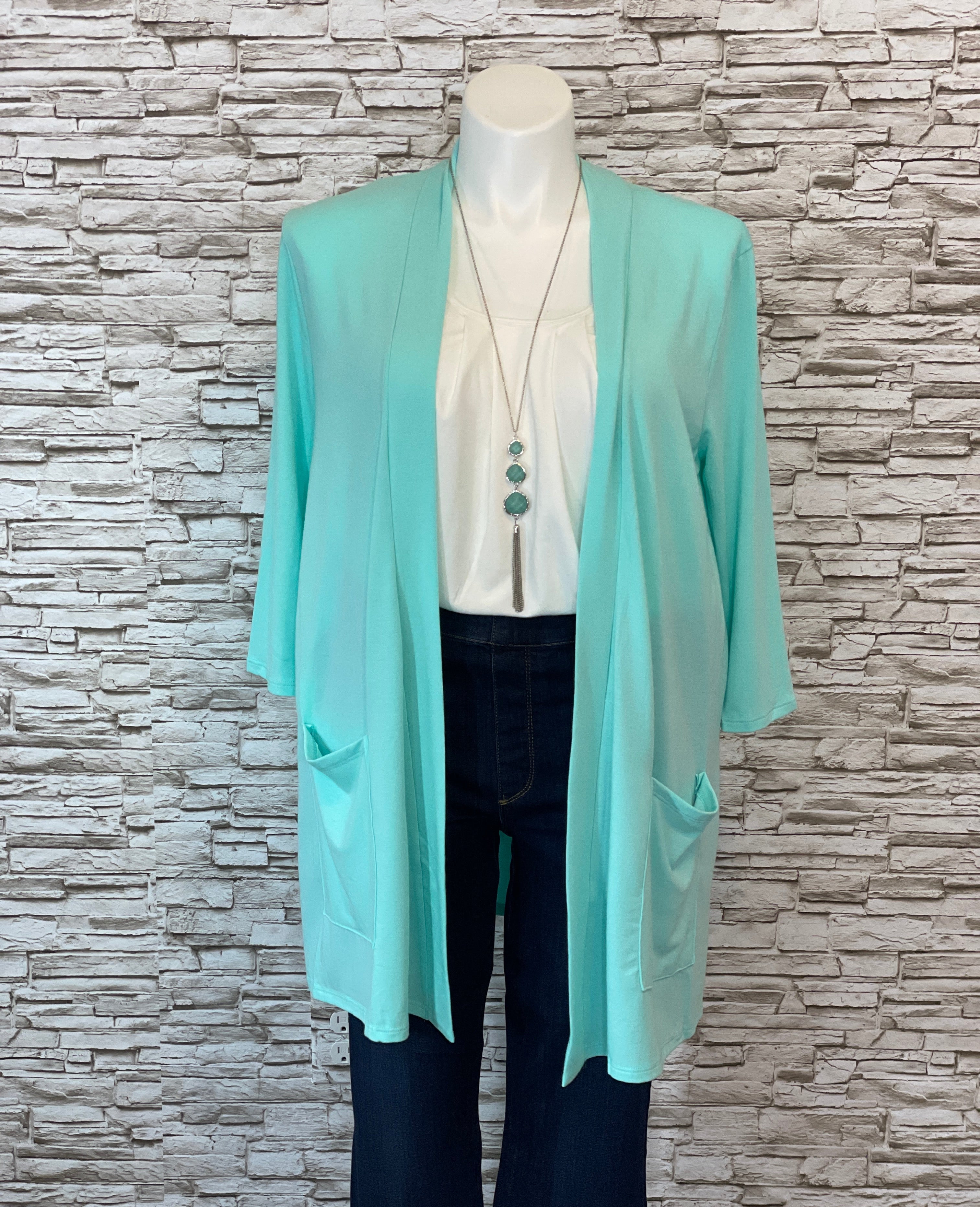 Perfect Day Cardigans in Mint