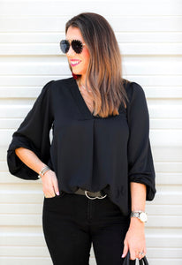 Annmarie Balloon Sleeve Top