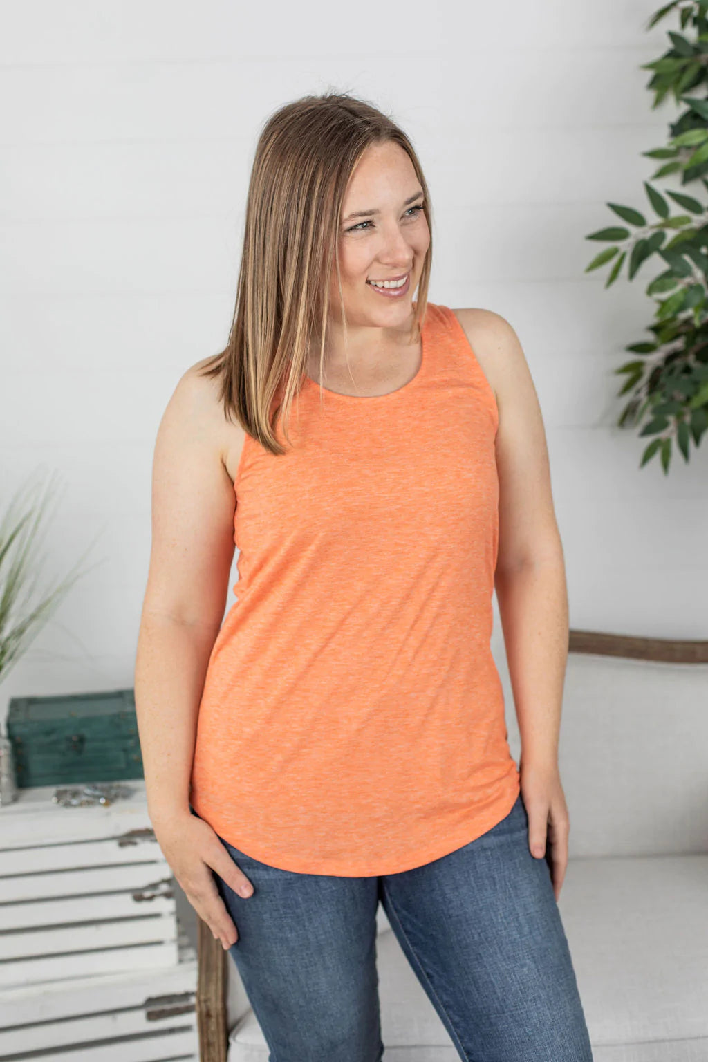 Tiffany Tank in Orange