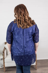 Twinkle, Twinkle Little Star Kimono in Plus