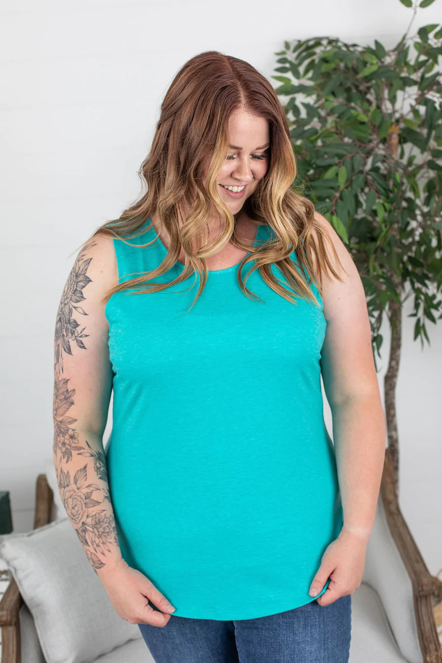 Tiffany Tank in Aqua