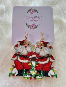 Santa Earrings