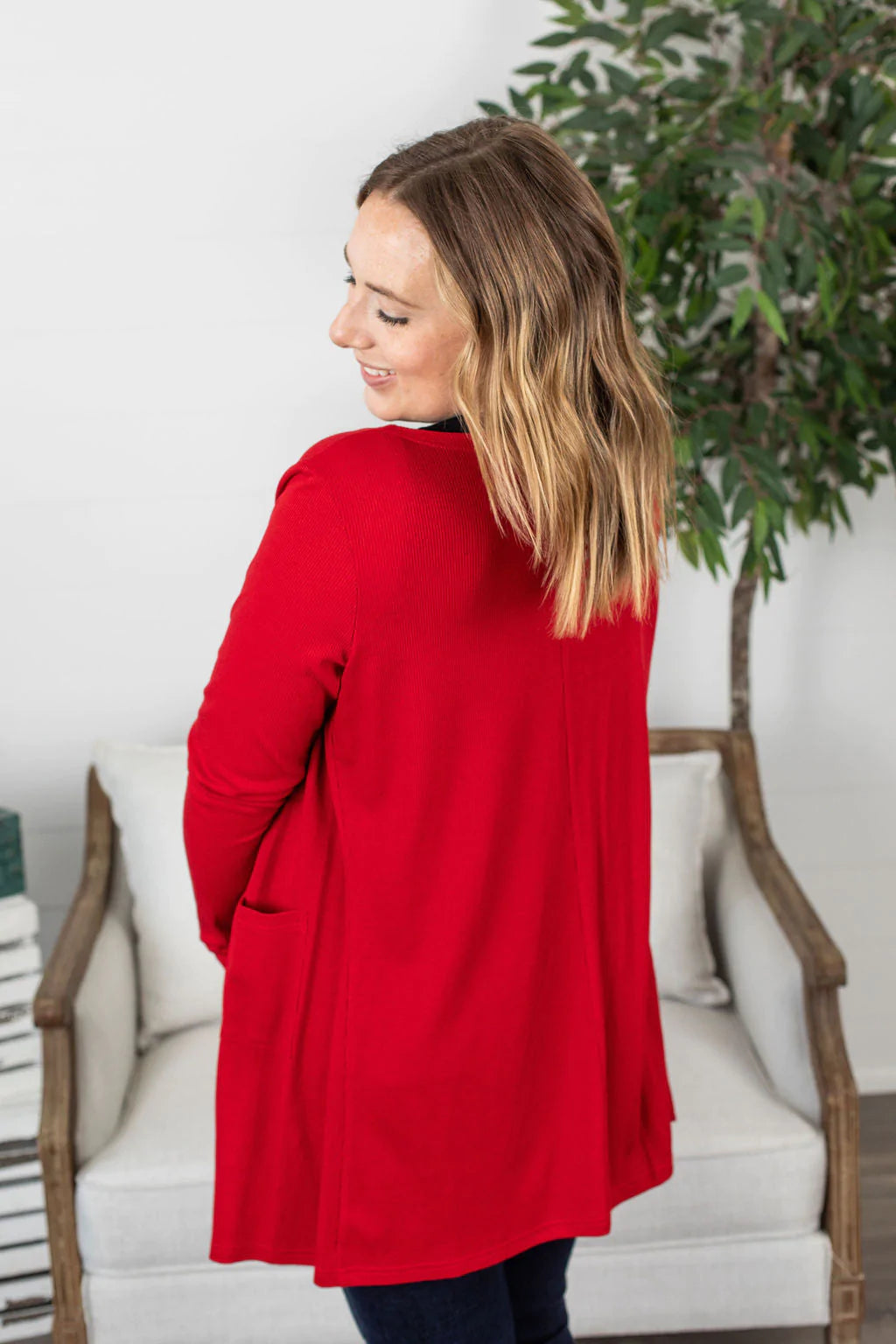 Rachel Cardigan - Red