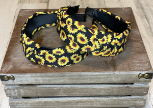 Sunflower Knot Headband