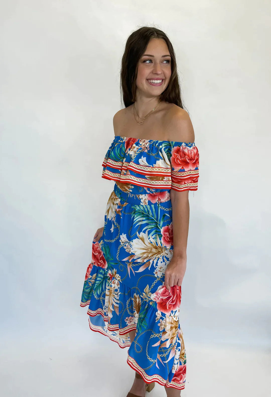 Island Floral Dress