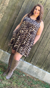 Wild About You Leopard  Dress