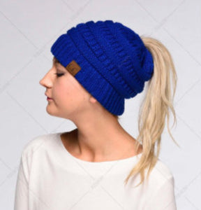 Stay Warm Ponytail Beanies