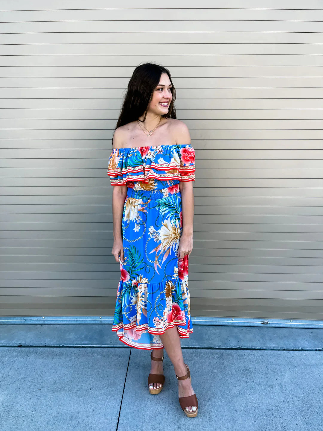 Island Floral Dress