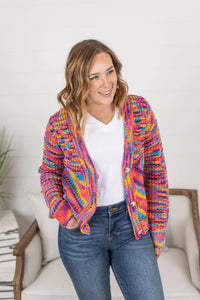 Jackie Multi Colored Cardigan